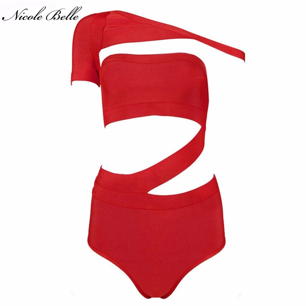 NICOLE BELLE 2019 new summer swimsuit a shoulder hollow black bikini fashion sexy bandage swimsuit wholesale
NICOLE BELLE 2019 new summer swimsuit a shoulder hollow black bikini fashion sexy bandage swimsuit wholesale
