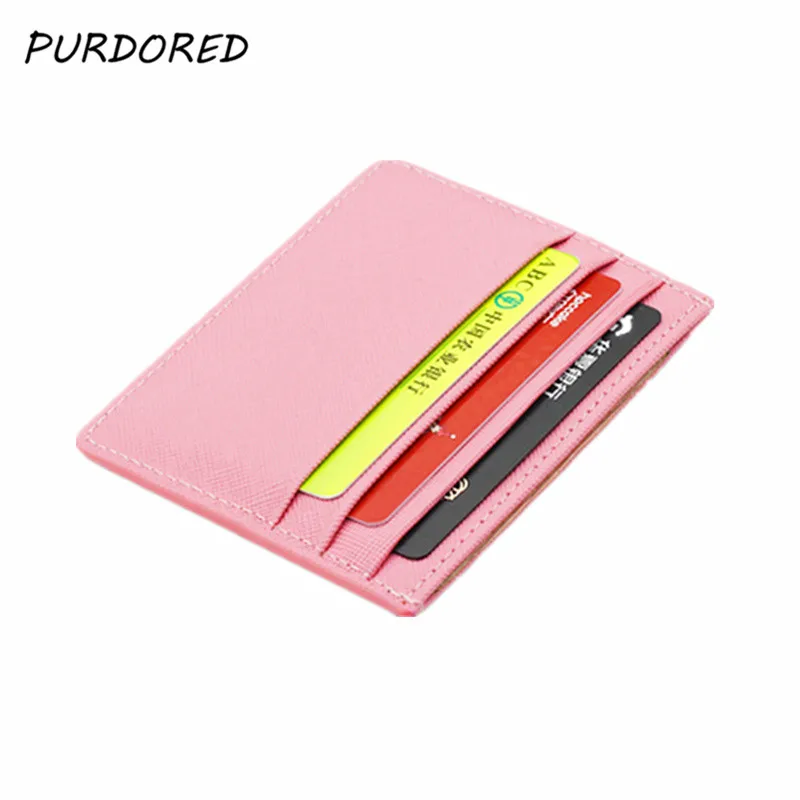 PURDORED 1 Pc Solid Rfid Card Holder Women Thin Business Card Wallet PU Bank Credit Card Case Women Cards Pack Cash Pocket
PURDORED 1 Pc Solid Rfid Card Holder Women Thin Business Card Wallet PU Bank Credit Card Case Women Cards Pack Cash Pocket