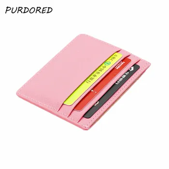 PURDORED 1 Pc Solid Rfid Card Holder Women Thin Business Card Wallet PU Bank Credit Card Case Women Cards Pack Cash Pocket
PURDORED 1 Pc Solid Rfid Card Holder Women Thin Business Card Wallet PU Bank Credit Card Case Women Cards Pack Cash Pocket