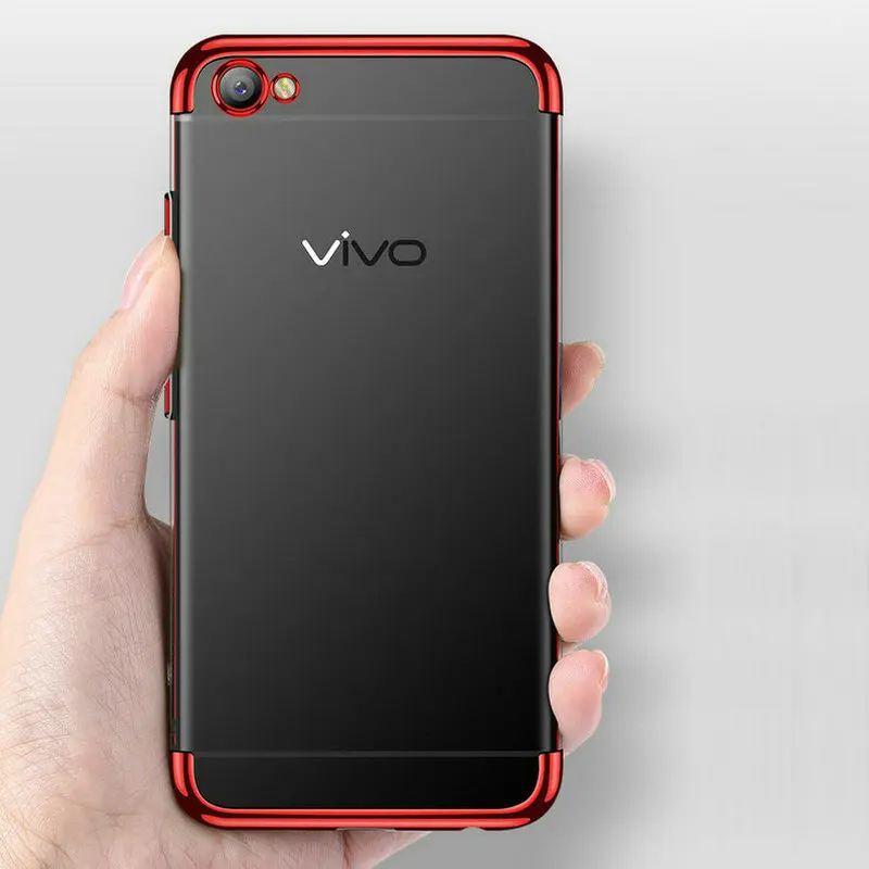 Luxury Plating Ultra thin Transparent Soft TPU CLear Cover Case For Vivo V5 Lite V7 PLUS V9 X21 UD NEX A S Y71 V11i V11 V15 Pro
Luxury Plating Ultra thin Transparent Soft TPU CLear Cover Case For Vivo V5 Lite V7 PLUS V9 X21 UD NEX A S Y71 V11i V11 V15 Pro