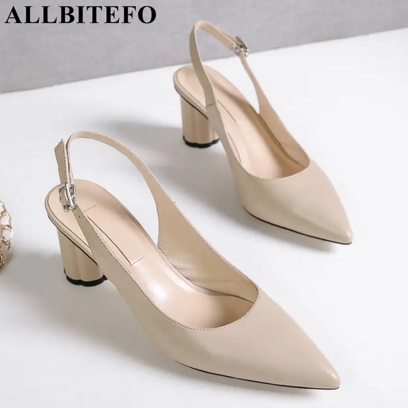 ALLBITEFO natural genuine leather women sandals pointed toe high heel shoes sexy fashion sandals girls shoes sandals woman
ALLBITEFO natural genuine leather women sandals pointed toe high heel shoes sexy fashion sandals girls shoes sandals woman