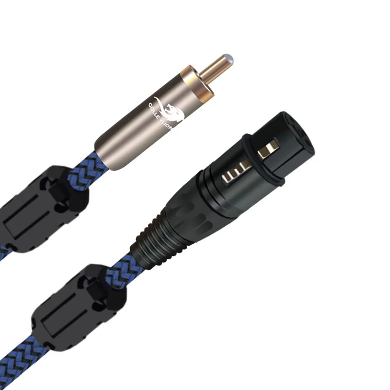 RCA male to XLR female Plug Audio Cable For Amplifier Mixer Console Microphone Home Theater Devices 1m 2m 3m 5m 8m
RCA male to XLR female Plug Audio Cable For Amplifier Mixer Console Microphone Home Theater Devices 1m 2m 3m 5m 8m