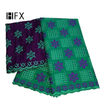 HFX French Cotton Lace 2019 African Lace Fabric Stones Green/Purple Bazin Riche Nigeria Wedding Swiss Voile Lace for Women L307
HFX French Cotton Lace 2019 African Lace Fabric Stones Green/Purple Bazin Riche Nigeria Wedding Swiss Voile Lace for Women L307