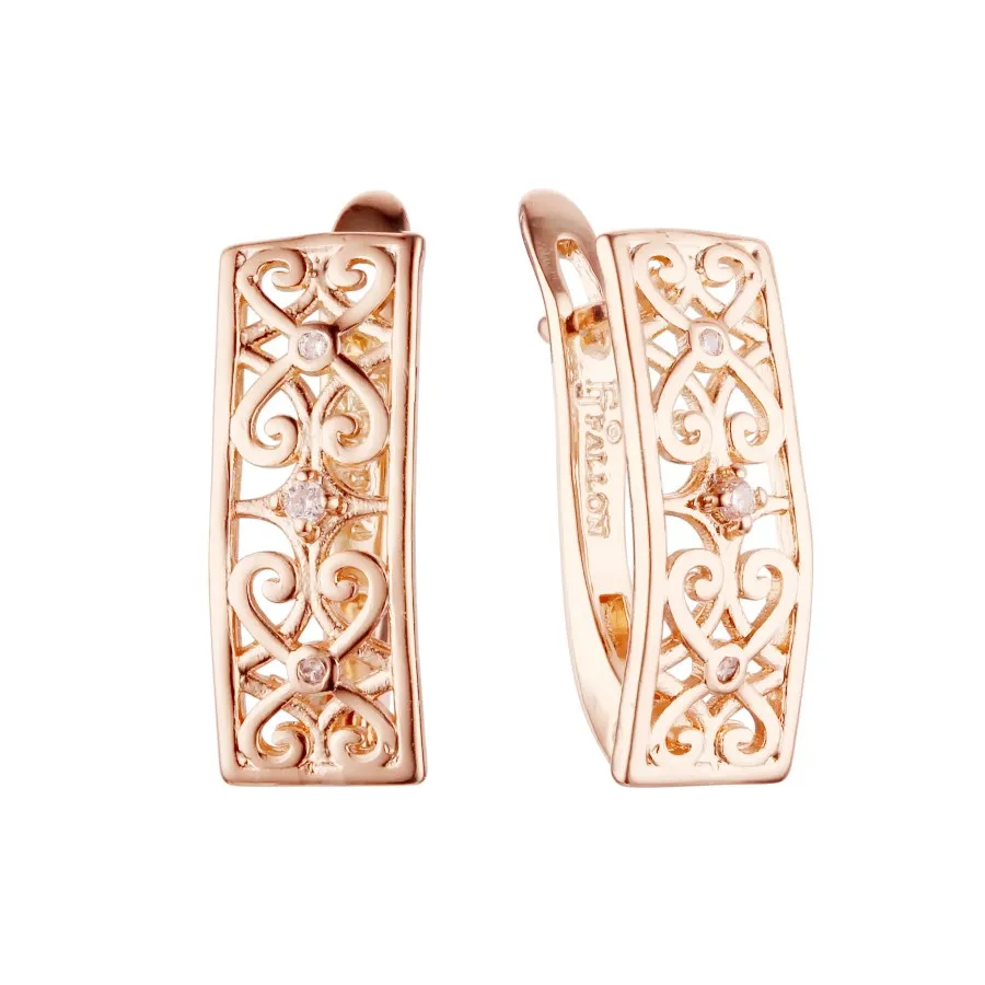585 Rose Gold Earring Fashion Jewelry White Cubic Zircon Earring Ethnic Women Earrings Drop Earrings
585 Rose Gold Earring Fashion Jewelry White Cubic Zircon Earring Ethnic Women Earrings Drop Earrings