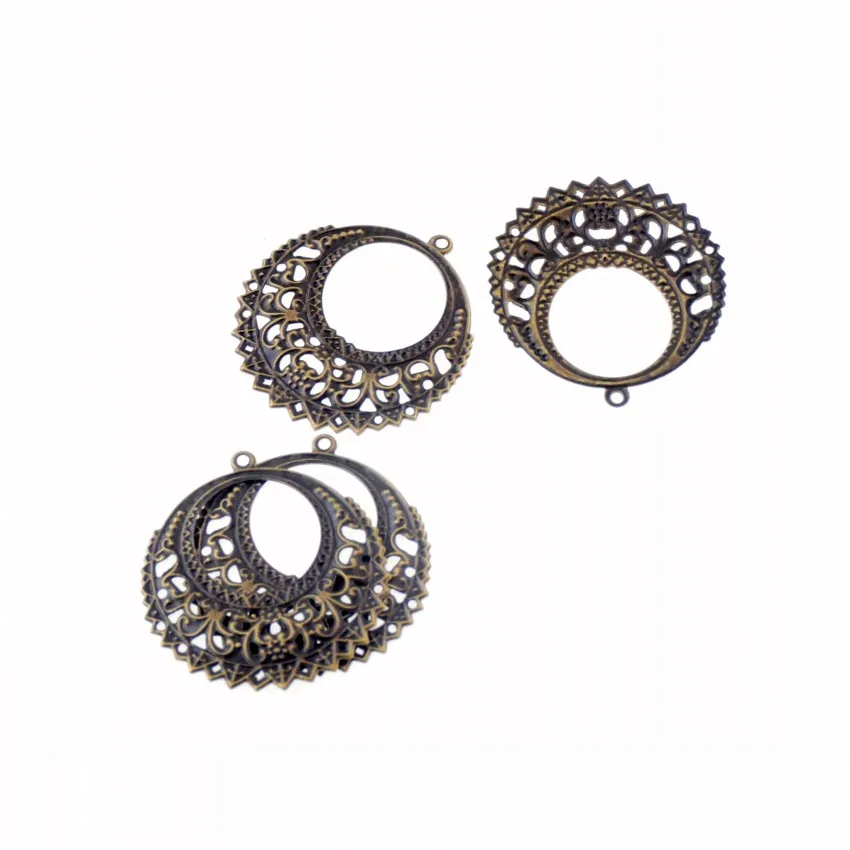 Free shipping 25Pcs Bronze Tone Drop Flower Pendants Filigree Wraps Connectors Metal Crafts Gift Decoration DIY 41x38mm
Free shipping 25Pcs Bronze Tone Drop Flower Pendants Filigree Wraps Connectors Metal Crafts Gift Decoration DIY 41x38mm