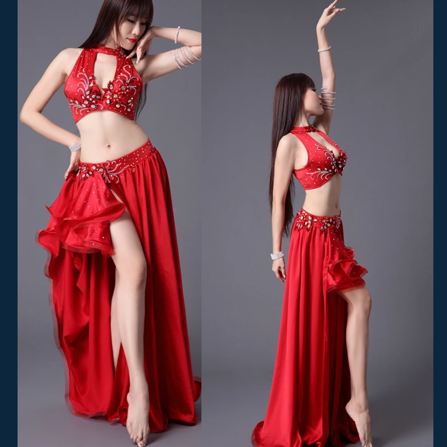 crystal belly dance costume clothing girls belly dance clothes Women bra top+skirt 2pcs women performance suit B/C cup
crystal belly dance costume clothing girls belly dance clothes Women bra top+skirt 2pcs women performance suit B/C cup