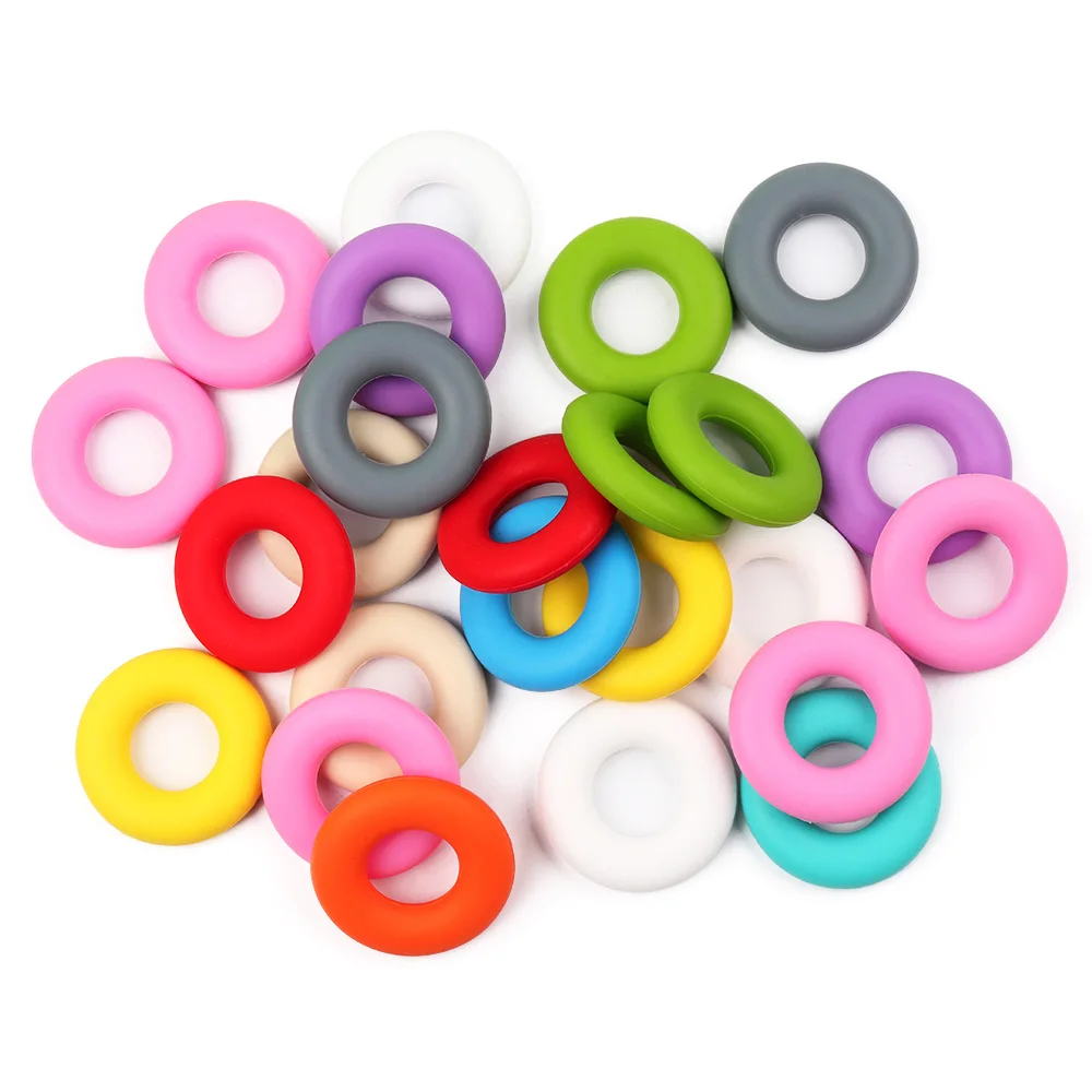 10Pcs Silicone Teether Ring 40mm Baby Ring Teether Silicone Chew Charms Baby Teething Gift Toddler Toys Food Grade Silicone
10Pcs Silicone Teether Ring 40mm Baby Ring Teether Silicone Chew Charms Baby Teething Gift Toddler Toys Food Grade Silicone