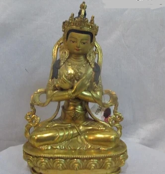 bi001787 8"Tibet Buddhism pure 100% Bronze 24K Gold Vajradhara Bodhisattva Buddha Statue
bi001787 8"Tibet Buddhism pure 100% Bronze 24K Gold Vajradhara Bodhisattva Buddha Statue