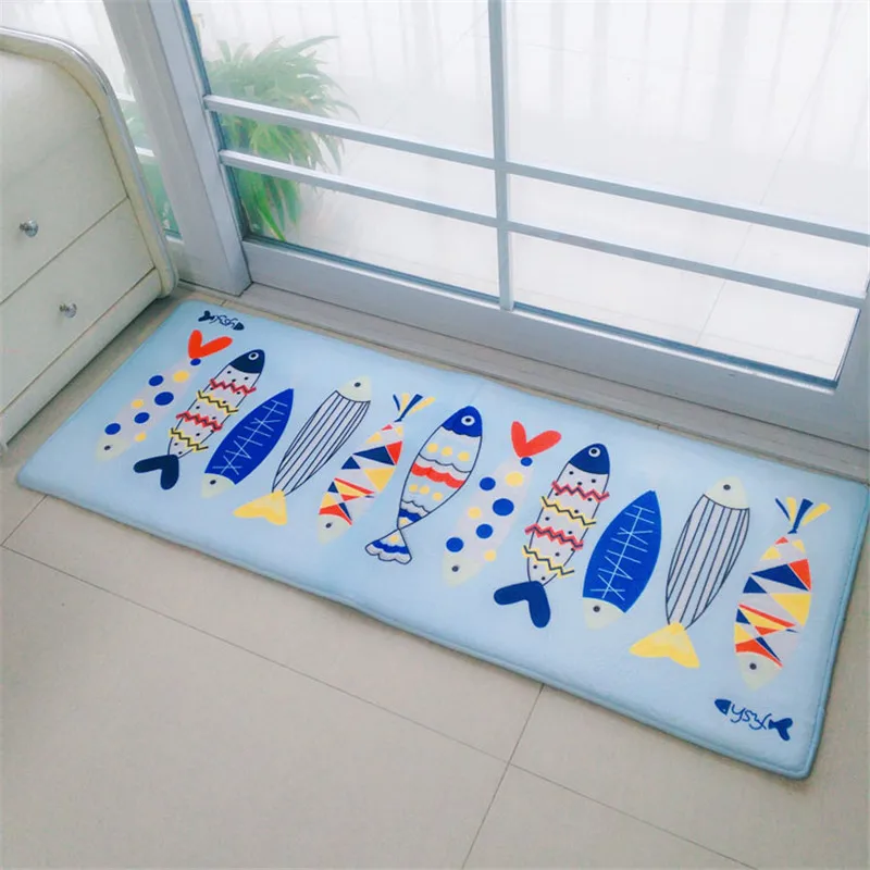 Cartoon Fish Print Bathroom Mat For Kitchen Toilet Doorway Anti-Slip Bathroom Carpet Floor Mat 1 pcs 45*120cm Bath Mat Sofa Rug
Cartoon Fish Print Bathroom Mat For Kitchen Toilet Doorway Anti-Slip Bathroom Carpet Floor Mat 1 pcs 45*120cm Bath Mat Sofa Rug