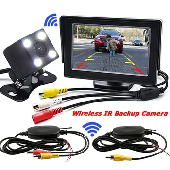 4.3 Inch TFT LCD Display Car Monitor Wireless Backup Reverse Rear View Camera Parking System for Car Rearview Monitors
4.3 Inch TFT LCD Display Car Monitor Wireless Backup Reverse Rear View Camera Parking System for Car Rearview Monitors