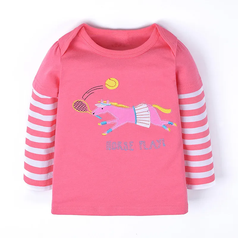 2019 Baby girls new striped autumn t shirts long sleeve cute clothes printed cartoon pony new designed girls t shirt
2019 Baby girls new striped autumn t shirts long sleeve cute clothes printed cartoon pony new designed girls t shirt