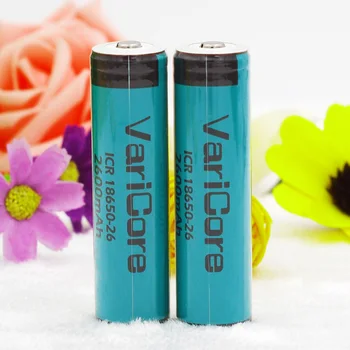 2PCS VariCore Protected 100% Original 18650 ICR18650-26 2600mAh Li-ion Rechargeable Battery +PCB 3.7V For Flashlight batteries
2PCS VariCore Protected 100% Original 18650 ICR18650-26 2600mAh Li-ion Rechargeable Battery +PCB 3.7V For Flashlight batteries