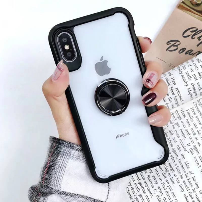 Luxury Bracket Finger Ring Transparent Acrylic Armor Shockproof Holder Case For Huawei P20 Pro Lite Nova 3 3i Mate 10 Lite Cover
Luxury Bracket Finger Ring Transparent Acrylic Armor Shockproof Holder Case For Huawei P20 Pro Lite Nova 3 3i Mate 10 Lite Cover