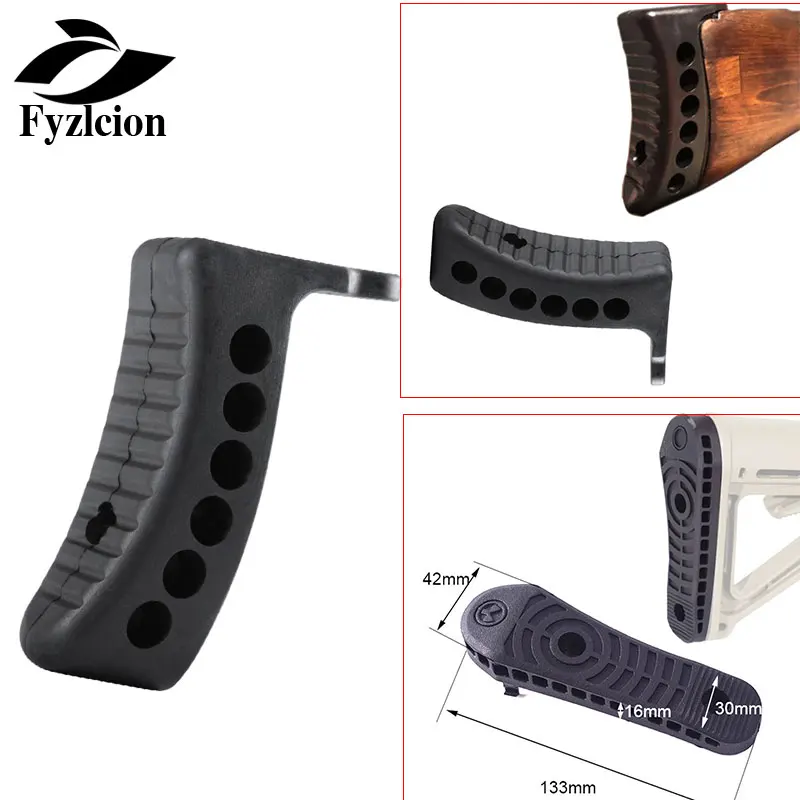 3 types Stealth Slip on Rubber Combat Buttpad Butt Pad Recoil Pad for 6 Position Rifle Stock
3 types Stealth Slip on Rubber Combat Buttpad Butt Pad Recoil Pad for 6 Position Rifle Stock