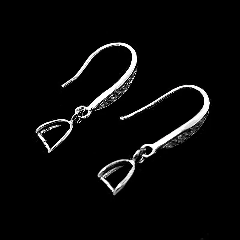Genuine 925 Sterling Silver Clasp Hook Umbilicaria Earrings Findings 3.5*25mm 1pair/lot for DIY Fashion Ear Rings Crafts
Genuine 925 Sterling Silver Clasp Hook Umbilicaria Earrings Findings 3.5*25mm 1pair/lot for DIY Fashion Ear Rings Crafts