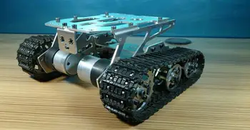 DIY 298 Alloy Tank Chassis intelligent car crawler chassis caterpillar vehicles tanks robot chassis
DIY 298 Alloy Tank Chassis intelligent car crawler chassis caterpillar vehicles tanks robot chassis