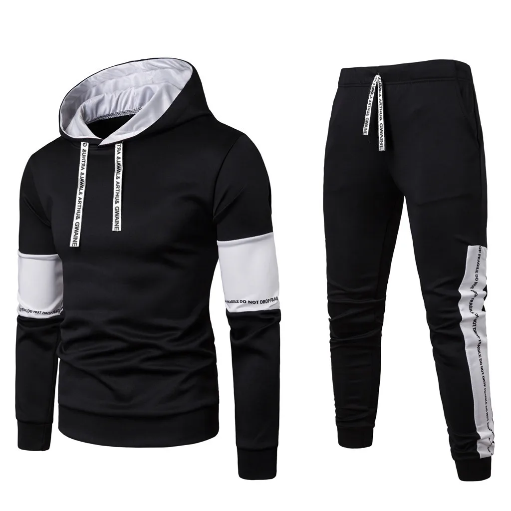 Men's Sets Suit Tracksuit Autumn Winter Patchwork Long Sleeve Sweatshirt Top Pants Streetwear Sportswear Suits Tracksuit Sets
Men's Sets Suit Tracksuit Autumn Winter Patchwork Long Sleeve Sweatshirt Top Pants Streetwear Sportswear Suits Tracksuit Sets