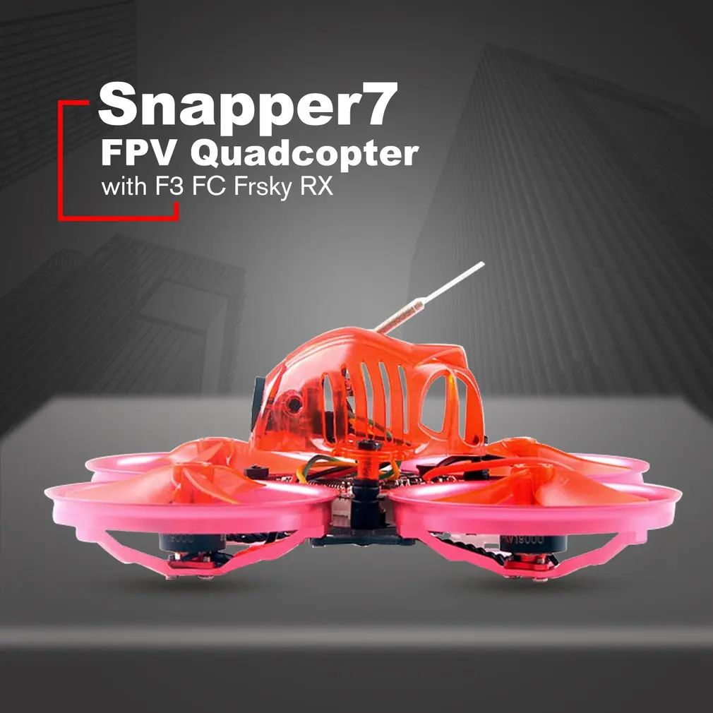 

Happymodel Snapper7 Brushless WhoopI Aircraft BNF Micro 75mm FPV Quadcopter 4in1 Crazybee F3 FC Frsky RX 700TVL Camera VTX