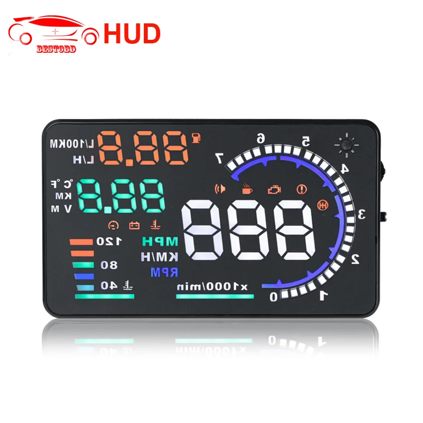 HUD 5.5 Inch Obd OBDII Car A8 Hud Head Up Display Odb2 Windows Screen Projector Speed Warning System Consumption Data Diagnosis
HUD 5.5 Inch Obd OBDII Car A8 Hud Head Up Display Odb2 Windows Screen Projector Speed Warning System Consumption Data Diagnosis