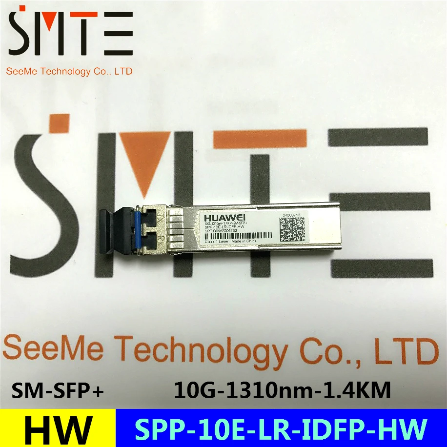 HW SFP 10G single-mode SPP-10E-LR-IDFP-HW 34060713 10G-1310nm-1.4KM-SM-SFP+ SPT D9W2006732 optical transceiver
HW SFP 10G single-mode SPP-10E-LR-IDFP-HW 34060713 10G-1310nm-1.4KM-SM-SFP+ SPT D9W2006732 optical transceiver
