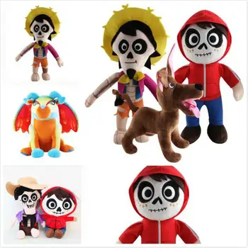 Hot Cartoon COCO Pixar Plush Toys Stuffed Movie Skull Miguel Hector Dante Dog Death Pepita Soft Doll For Children Girls Gifts
Hot Cartoon COCO Pixar Plush Toys Stuffed Movie Skull Miguel Hector Dante Dog Death Pepita Soft Doll For Children Girls Gifts