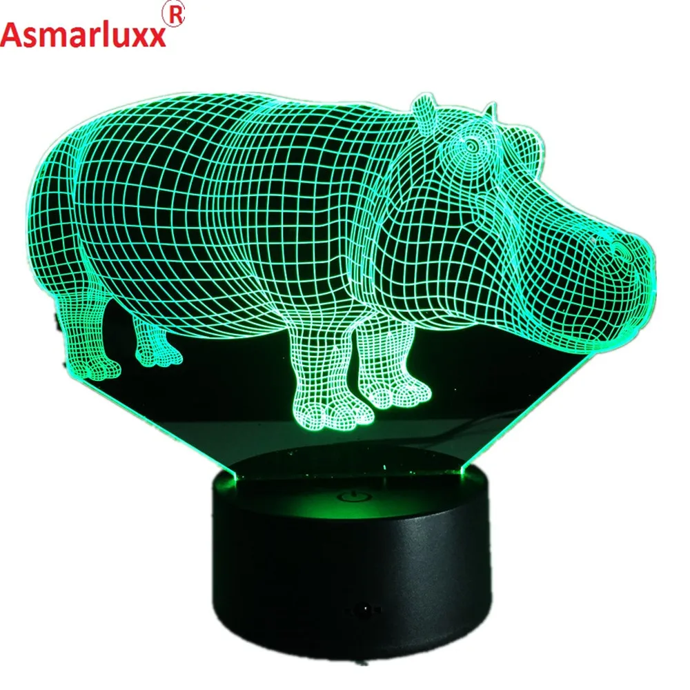 Hippo Colorful Touch LED 3D LED Lamp Light Novelty Halloween Gift Atmosphere Gift Desk Lamp Led Night Light Party Birthday Gift
Hippo Colorful Touch LED 3D LED Lamp Light Novelty Halloween Gift Atmosphere Gift Desk Lamp Led Night Light Party Birthday Gift