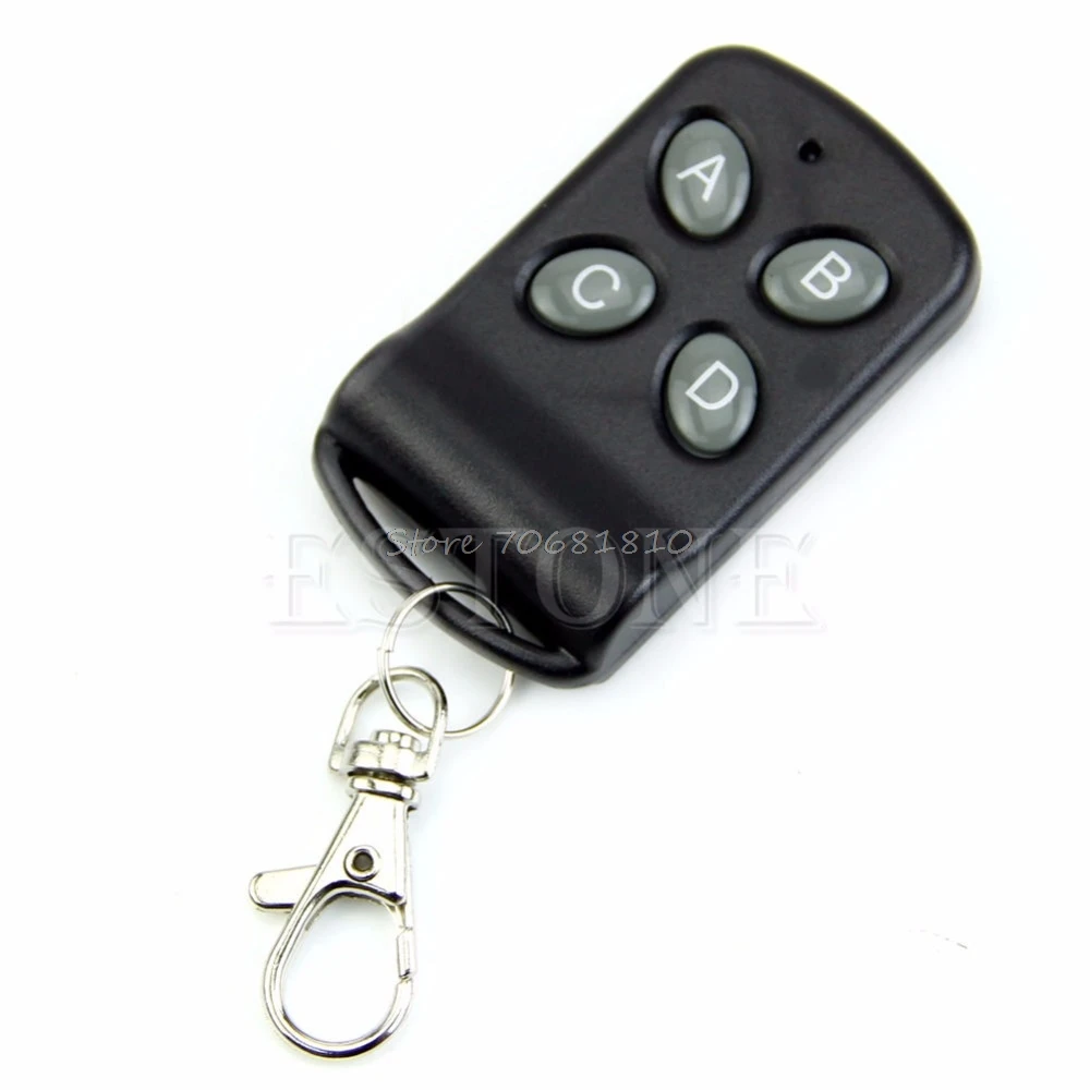 4 Channel Wireless Remote Control Controller Transmitter Switch 433MHz Keychain 4#20dropshipping 
4 Channel Wireless Remote Control Controller Transmitter Switch 433MHz Keychain 4#20dropshipping