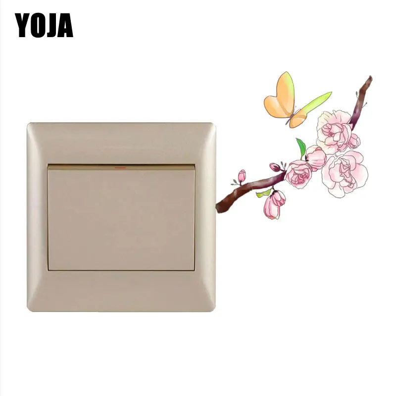 YOJA Butterfly On Cherry Blossom Branches Decor Wall Switch Sticker Living Room Bedroom Decals Personalized 8SS0425
YOJA Butterfly On Cherry Blossom Branches Decor Wall Switch Sticker Living Room Bedroom Decals Personalized 8SS0425