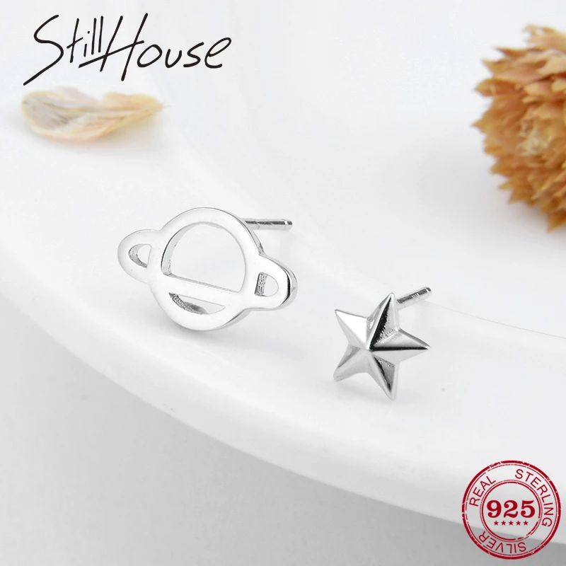 Mysterious Planet love Small Stud earrings for women or mens Earings fashion jewelry Real 925 Sterling Silver Prevent allergy
Mysterious Planet love Small Stud earrings for women or mens Earings fashion jewelry Real 925 Sterling Silver Prevent allergy