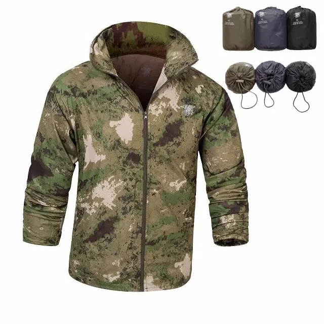 

Summer Tactical Jacket Navy Seal Lightweight Waterproof Thin Hood Jacket Camo Men Raincoat Windbreaker Military Army Clothes