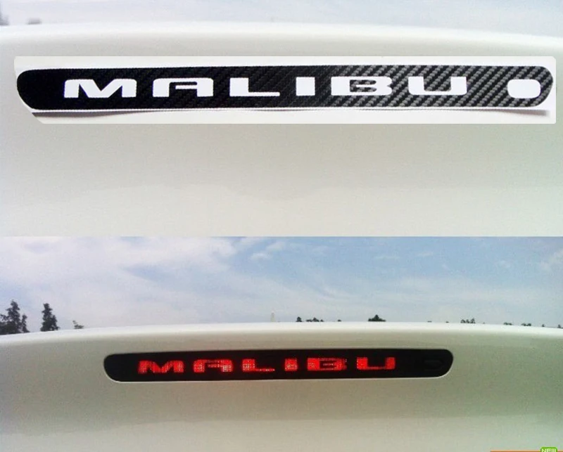 High Mounted Stop Brake Lamp Light 3D Carbon Fiber Stickers And Decals Car Styling Car-styling For Chevrolet Malibu Accessories
High Mounted Stop Brake Lamp Light 3D Carbon Fiber Stickers And Decals Car Styling Car-styling For Chevrolet Malibu Accessories