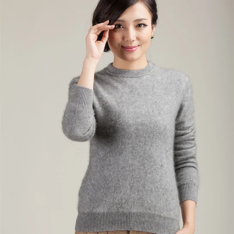 women sweater 100% mink cashmere pullovers 2019 new winter round neck long sleeve sweater female solid casual warm tops S-XXL
women sweater 100% mink cashmere pullovers 2019 new winter round neck long sleeve sweater female solid casual warm tops S-XXL