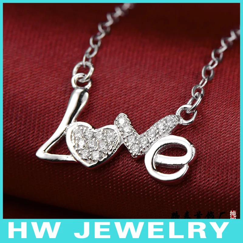 Love neckalce, sterling silver love jewelry, cubic zicronia sterling silver jewelry, factory oem
Love neckalce, sterling silver love jewelry, cubic zicronia sterling silver jewelry, factory oem