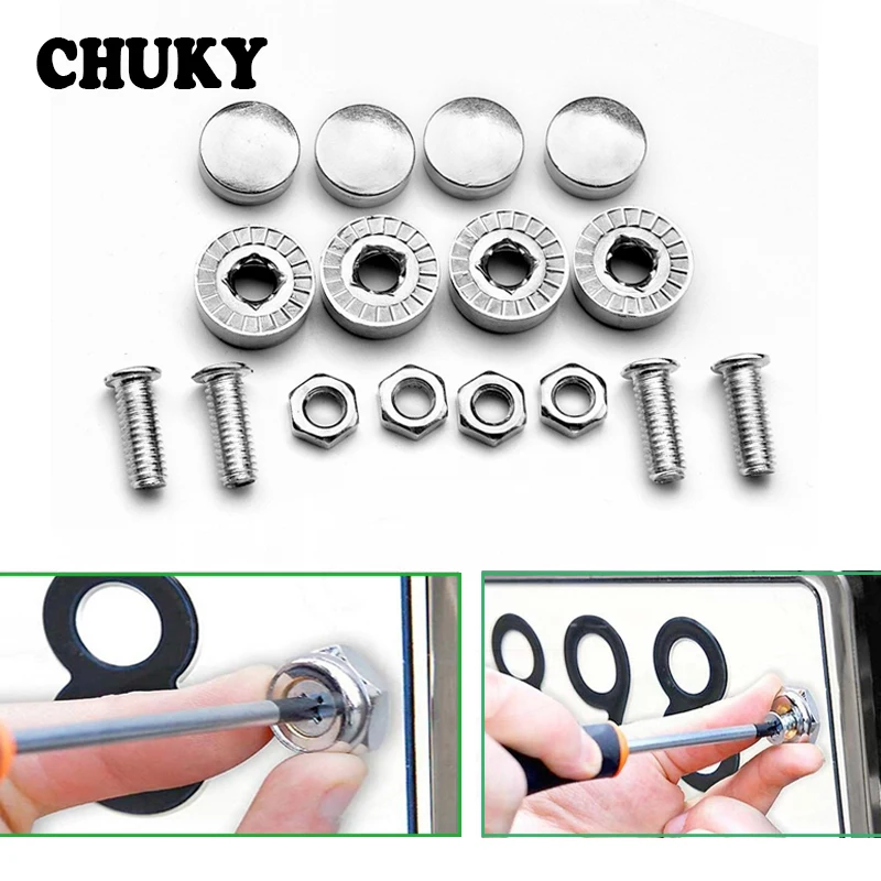 1 Set Stainless steel Car License Plate Bolts Frame Chrome Screws for Mercedes Benz W212 W124 W204 AMG Renault Clio Logan Trafic
1 Set Stainless steel Car License Plate Bolts Frame Chrome Screws for Mercedes Benz W212 W124 W204 AMG Renault Clio Logan Trafic