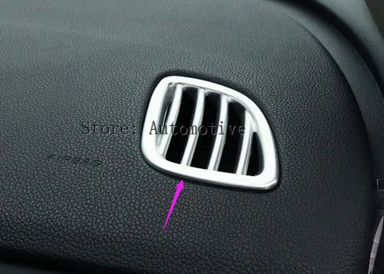 Matte ABS 2pcs Interior Air Conditioning Cover Vent Outlet Trim Car Styling For Opel Vauxhall Mokka / Buick Encore 2016 2017
Matte ABS 2pcs Interior Air Conditioning Cover Vent Outlet Trim Car Styling For Opel Vauxhall Mokka / Buick Encore 2016 2017