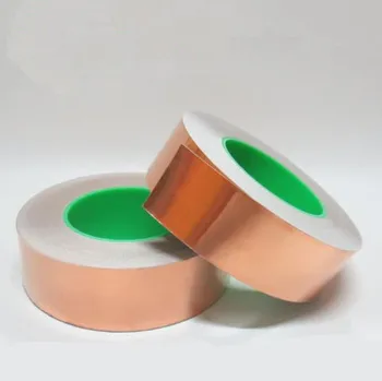 50/20 Meters double Side Conductive Copper Foil Tape Strip Adhesive Shielding Heat Resist Tape
50/20 Meters double Side Conductive Copper Foil Tape Strip Adhesive Shielding Heat Resist Tape