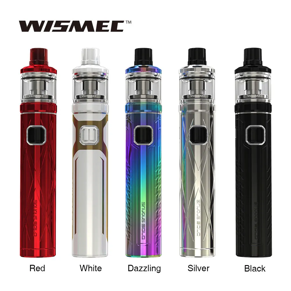Origianl WISMEC SINUOUS Solo Kit with 2300mAh Battery & 2ml NS Pro Tank & WS-M Coil 0.27ohm for MTL/ DL Vape Pen Kit Vs Ijust 3
Origianl WISMEC SINUOUS Solo Kit with 2300mAh Battery & 2ml NS Pro Tank & WS-M Coil 0.27ohm for MTL/ DL Vape Pen Kit Vs Ijust 3