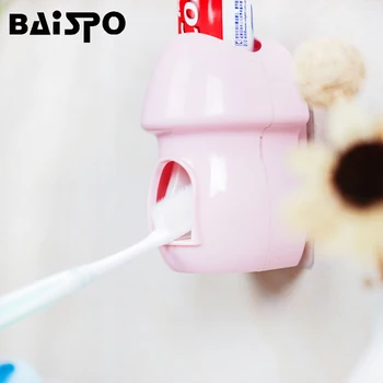 BAISPO Creative Cute Automatic Toothpaste Squeeze Bathroom Accessories Family Set Wall Mount Toothpaste Holder Fast Dispenser
BAISPO Creative Cute Automatic Toothpaste Squeeze Bathroom Accessories Family Set Wall Mount Toothpaste Holder Fast Dispenser