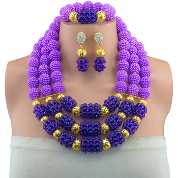 Nigeria bridal Wedding african beads jewelry set 2017 statement purple cool necklace sets for women beads making choker
Nigeria bridal Wedding african beads jewelry set 2017 statement purple cool necklace sets for women beads making choker