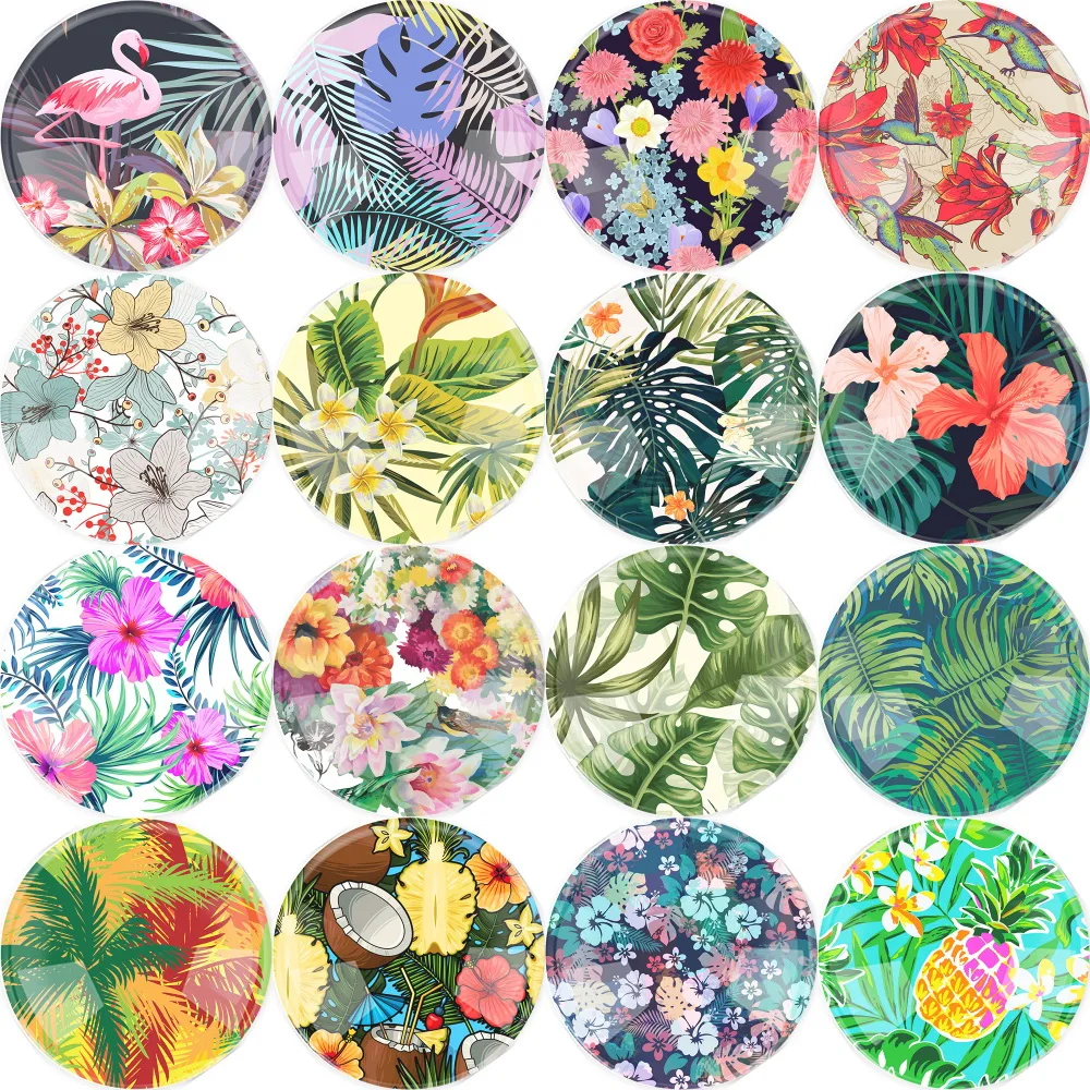 Hot sale 10~25mm ins style Flower Bird Tropical Landscape Flatback Cameo Cabochon Glass Cabochon DIY Glass Jewelry Accessories
Hot sale 10~25mm ins style Flower Bird Tropical Landscape Flatback Cameo Cabochon Glass Cabochon DIY Glass Jewelry Accessories