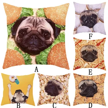 Cushion Cover Realistic Cushion Cover Pug Food Pillow Case Decorating Throw Pillow Cushion Custom Printed Pillows almofada n
Cushion Cover Realistic Cushion Cover Pug Food Pillow Case Decorating Throw Pillow Cushion Custom Printed Pillows almofada n