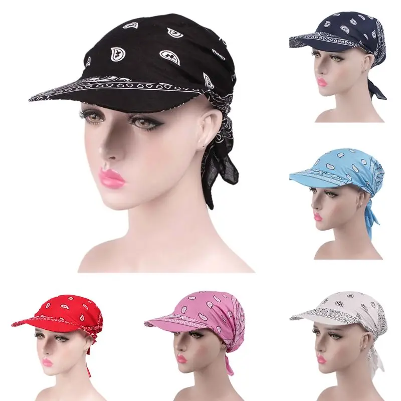 Unisex Visor Fitted Bandana Turban Hat Boho Printed Tie Knot Back Cotton Baseball Cap Adjustable Sun Head Scarf
Unisex Visor Fitted Bandana Turban Hat Boho Printed Tie Knot Back Cotton Baseball Cap Adjustable Sun Head Scarf