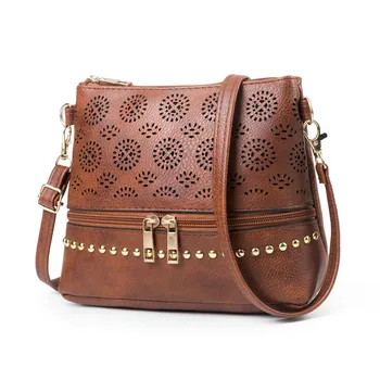 Women 's New Wild Front Zipper Punching Crossbody Messenger Shoulder Small Bag for Women ladies female floral hollow out
Women 's New Wild Front Zipper Punching Crossbody Messenger Shoulder Small Bag for Women ladies female floral hollow out