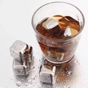 100pcs New Stainless Steel Ice Cubes Cool Glacier Rock Neat Drink Freezer gel Wine Whiskey Stones Great Gift wa3685
100pcs New Stainless Steel Ice Cubes Cool Glacier Rock Neat Drink Freezer gel Wine Whiskey Stones Great Gift wa3685