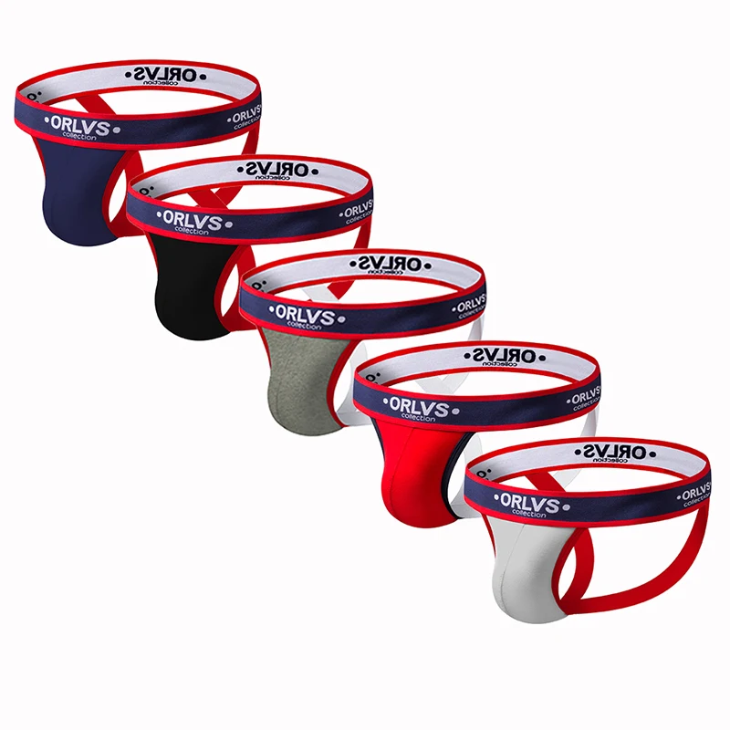 5 Pcs 5 Colors Men's Sexy Thongs Briefs Double D G-string Thong Men Gay Underwear Male Jockstraps Gay Men Underwear Jockstrap
5 Pcs 5 Colors Men's Sexy Thongs Briefs Double D G-string Thong Men Gay Underwear Male Jockstraps Gay Men Underwear Jockstrap