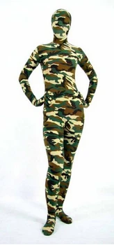 (PHC109) Green camouflage lycra spandex unisex tights fetish zentai suits classic halloween costumes
(PHC109) Green camouflage lycra spandex unisex tights fetish zentai suits classic halloween costumes