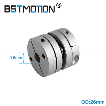 Single Disk Coupling OD 26mm 1.4N.m 9.5mm 10mm bore size clamp disc coupler for motor shaft 
Single Disk Coupling OD 26mm 1.4N.m 9.5mm 10mm bore size clamp disc coupler for motor shaft
