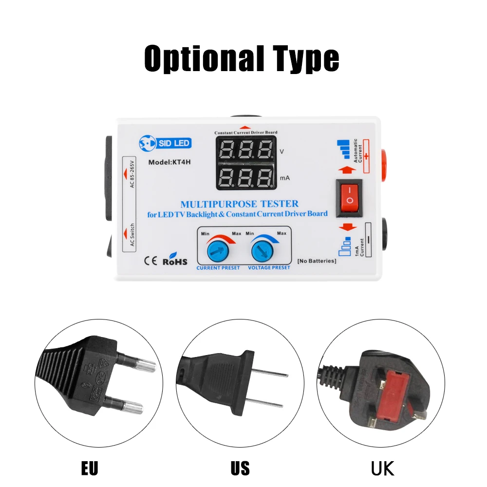 0-330V EU/US/UK plug Screen Led Backlighting LED Tester LCD TV LED backlighti Tester Lamp beads Light board LED light Tester
0-330V EU/US/UK plug Screen Led Backlighting LED Tester LCD TV LED backlighti Tester Lamp beads Light board LED light Tester