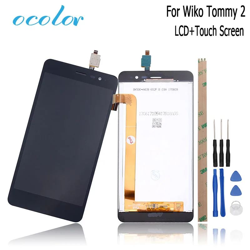 ocolor For Wiko Tommy 2 LCD Display And Touch Screen 5.0" Digitizer Assembly Replacement With Tools +Adhesive For Wiko Tommy 2
ocolor For Wiko Tommy 2 LCD Display And Touch Screen 5.0" Digitizer Assembly Replacement With Tools +Adhesive For Wiko Tommy 2