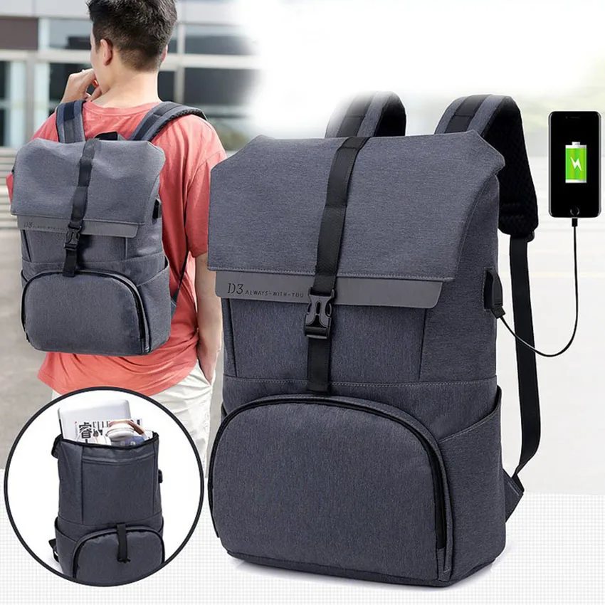 15 inch Laptop Bag Unisex USB Charging Backpack Oxford Shoulder Bag Teenagers Schoolbags Rucksack
15 inch Laptop Bag Unisex USB Charging Backpack Oxford Shoulder Bag Teenagers Schoolbags Rucksack
